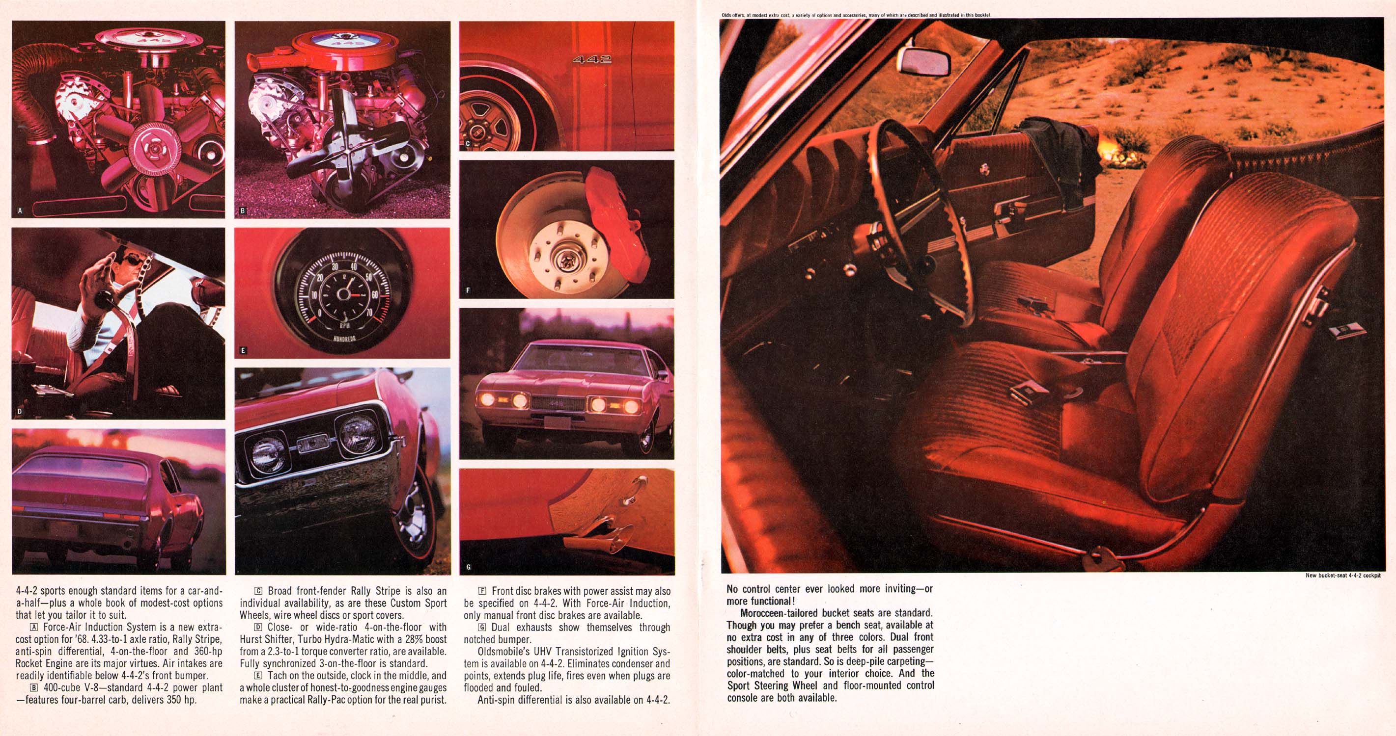 1968 Oldsmobile Sports Cars Brochure Page 8
